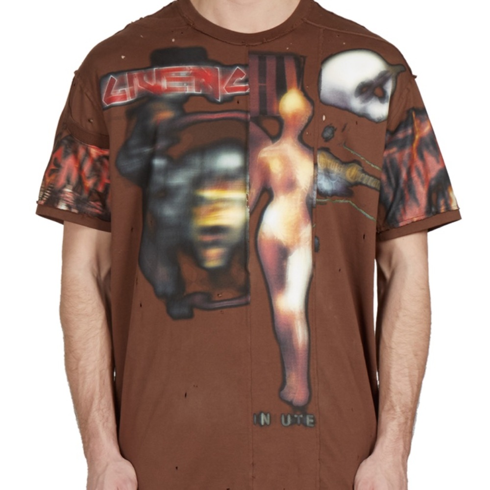 Authentic Givenchy distressed 'Heavy Metal' shirt